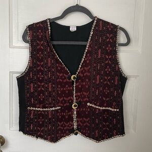 Vintage Shell Beaded Vest